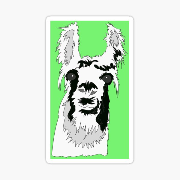 Xian the lyndoch Llama Sticker