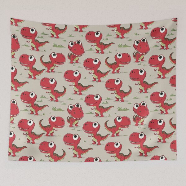 Item preview, Red Dino designed and sold by Angry Swan Designs.