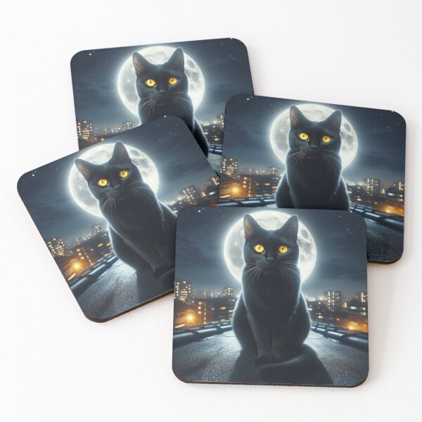 Item preview, black cat designed and sold by Trac-Fusion.