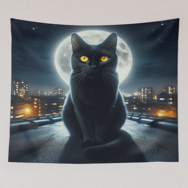 Item preview, black cat designed and sold by Trac-Fusion.