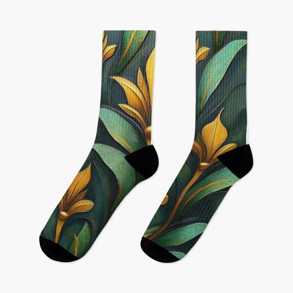 Item preview, Art Deco Green Gold designed and sold by ArtHouseNiklas.