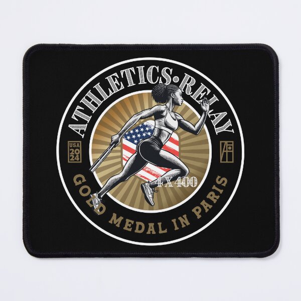 Item preview, 2024 - USA - ATHLETICS - RELAY 4X400- GOLD MEDAL - PARIS - 3 designed and sold by ArtProjectShop.