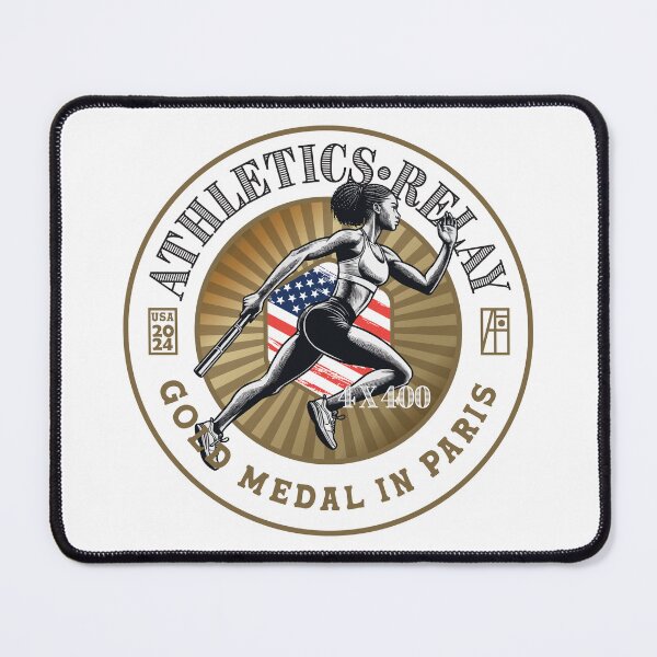 Item preview, 2024 - USA - ATHLETICS - RELAY 4X400- GOLD MEDAL - PARIS - 4 designed and sold by ArtProjectShop.