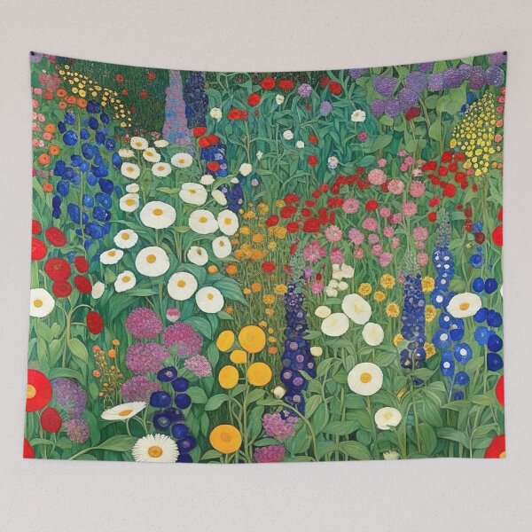 Item preview, Klimt Bauerngarten Flower Garden designed and sold by maniacfitness.