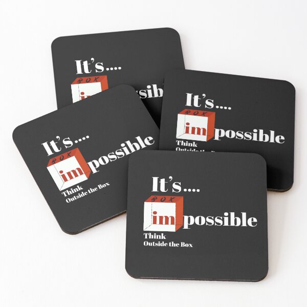 Item preview, Think Outside the Box Positive Thinking Proactive Attitude designed and sold by Glmart.