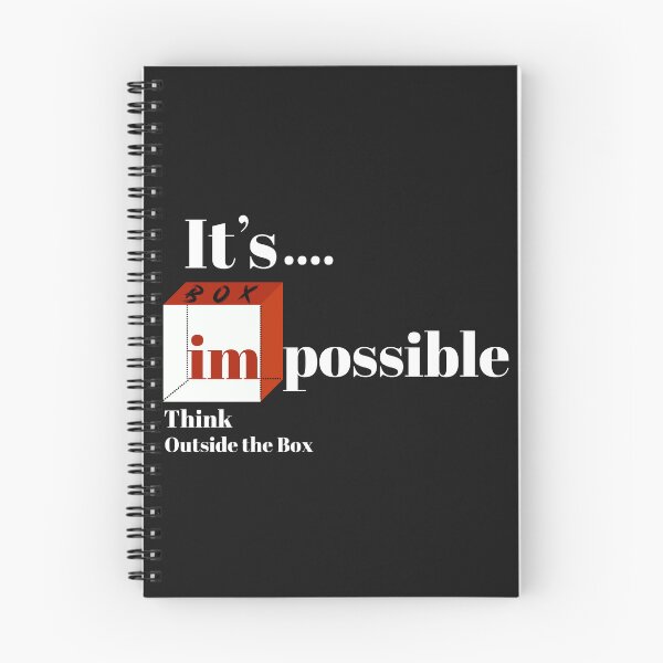 Item preview, Think Outside the Box Positive Thinking Proactive Attitude designed and sold by Glmart.