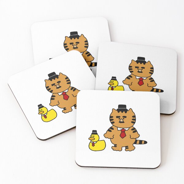 Item preview, a Cat and a Duck with Groucho glasses designed and sold by superbaechoo.