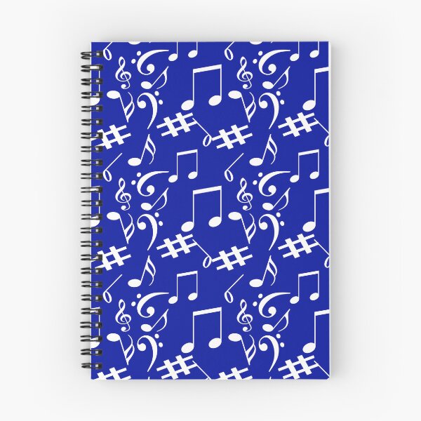 Item preview, Blue Musical Notes Symbol Pattern designed and sold by PatternTitan.