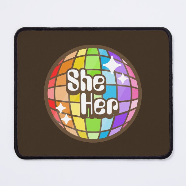 Item preview, PRIDE AT THE DISCO SHE HER designed and sold by HELLOCROSSING.