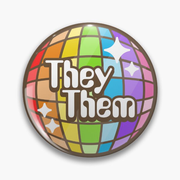 Item preview, PRIDE AT THE DISCO THEY THEM designed and sold by HELLOCROSSING.