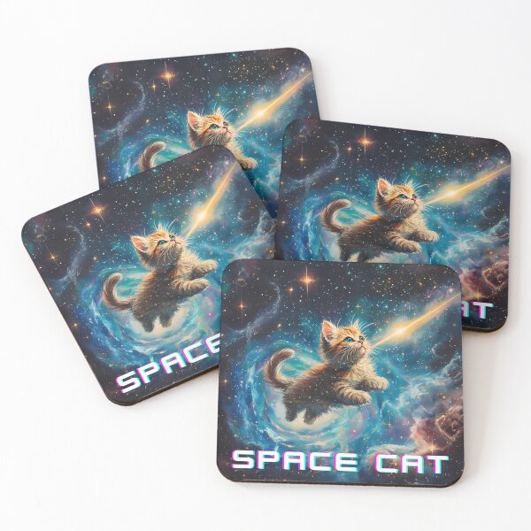 Item preview, Astronaut Cat Exploring a Distant Planet designed and sold by Shuga-Design.