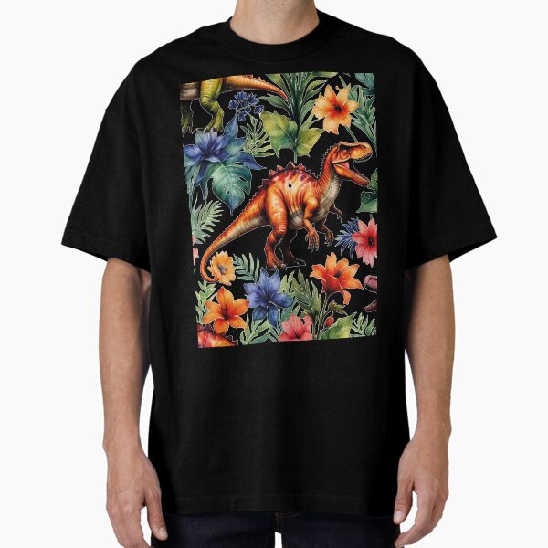Aperçu de l'œuvre Dinosaure fleuri créée et vendue par Krasnovaovaova.