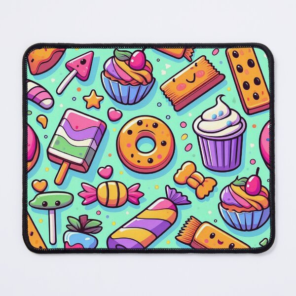 Item preview, Candy and sweets retro pattern designed and sold by Silbays.
