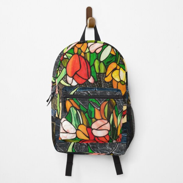 Item preview, Vibrant Stained Glass Tulips designed and sold by Georgia Mizuleva.