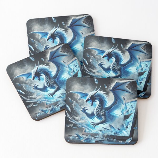Item preview, Blue Ice Dragon Escape designed and sold by WildVista.
