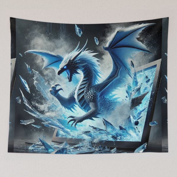 Item preview, Blue Ice Dragon Escape designed and sold by WildVista.