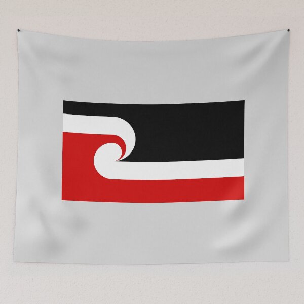 Item preview, Tino Rangatiratanga (Maori People) Flag designed and sold by FutureTraveller.