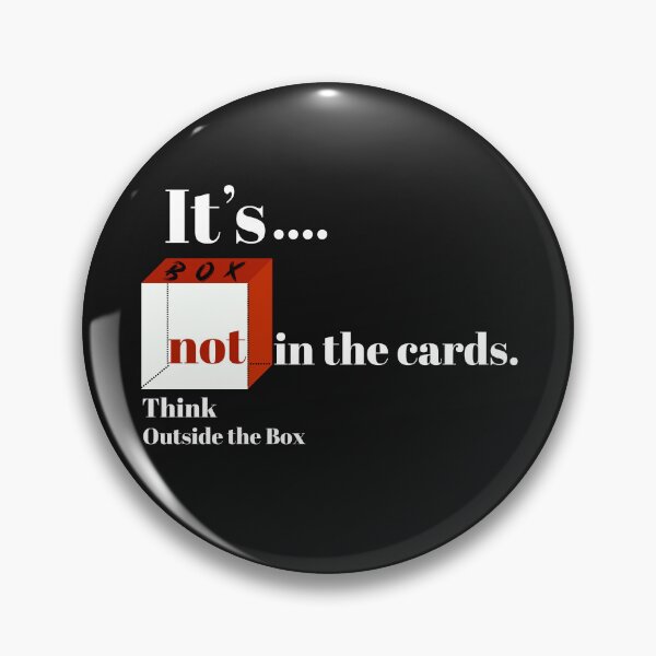 Item preview, Think Outside the Box Positive Thinking Proactive Attitude designed and sold by Glmart.