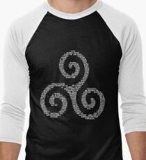 Derek "Quotes" Triskelion Men's Baseball ¾ T-Shirt