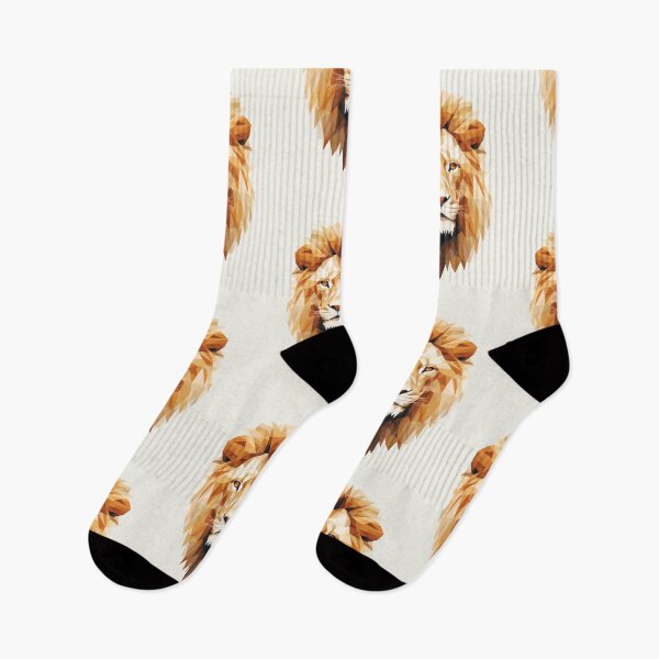 Item preview, Abstract geometric lion head minimalistic style designed and sold by CroesCreations.