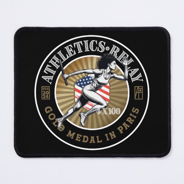 Item preview, 2024 - USA - ATHLETICS - RELAY 4X100- GOLD MEDAL - PARIS - 1 designed and sold by ArtProjectShop.