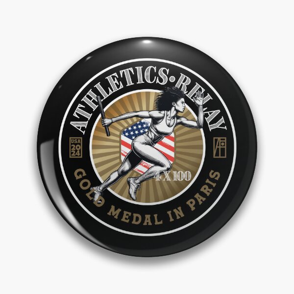 Item preview, 2024 - USA - ATHLETICS - RELAY 4X100- GOLD MEDAL - PARIS - 1 designed and sold by ArtProjectShop.