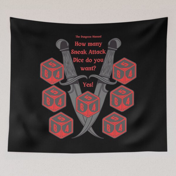 Item preview, The Dungeon Manual - Sneak Attack designed and sold by SteelwagonMedia.