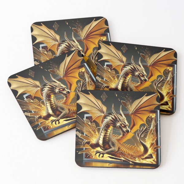Item preview, Golden Dragon Screen Break designed and sold by WildVista.