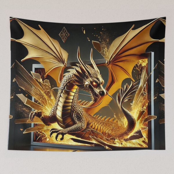 Item preview, Golden Dragon Screen Break designed and sold by WildVista.