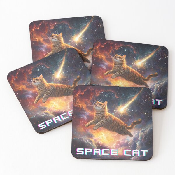 Item preview, Astronaut Cat Exploring a Distant Planet designed and sold by Shuga-Design.