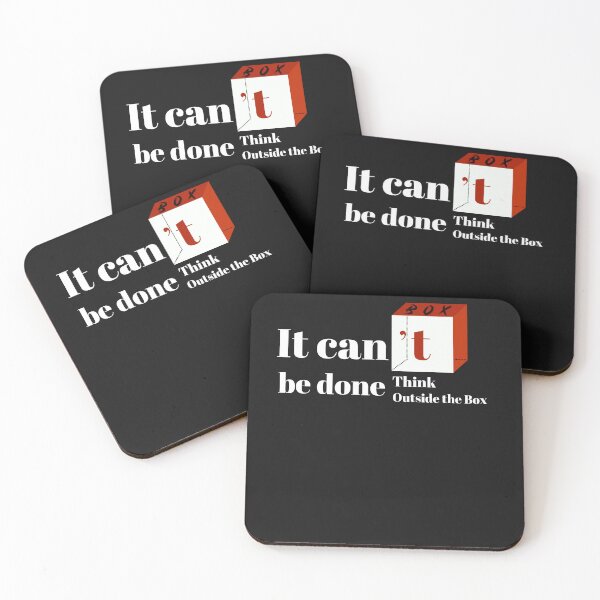 Item preview, Think Outside the Box Positive Thinking Proactive Attitude designed and sold by Glmart.
