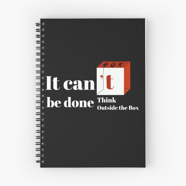 Item preview, Think Outside the Box Positive Thinking Proactive Attitude designed and sold by Glmart.