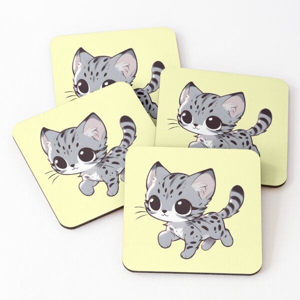 Item preview, Cute savannah cat designed and sold by Anna Halasek.
