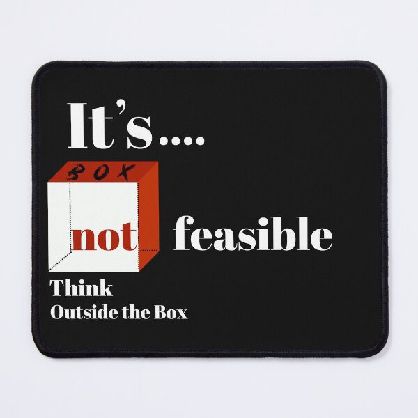 Item preview, Think Outside the Box Positive Thinking Proactive Attitude designed and sold by Glmart.