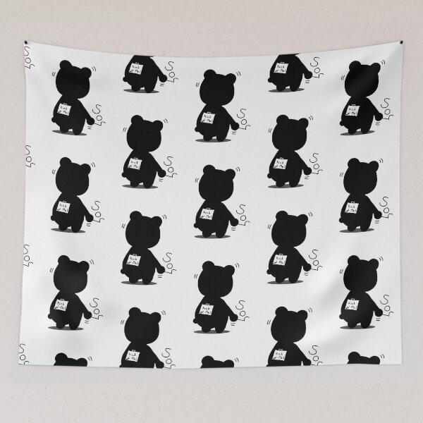 Item preview, Sad bear designed and sold by ArtBySunnyVivy.