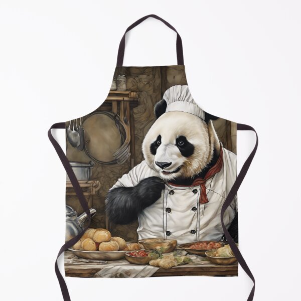 Item preview, cute panda cooking designed and sold by Mauswohn.