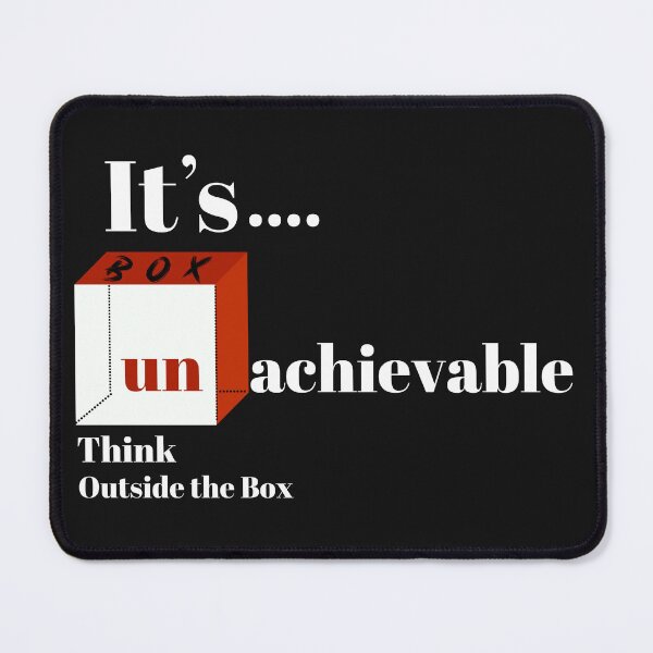 Item preview,  Think Outside the Box Positive Thinking Proactive Attitude designed and sold by Glmart.