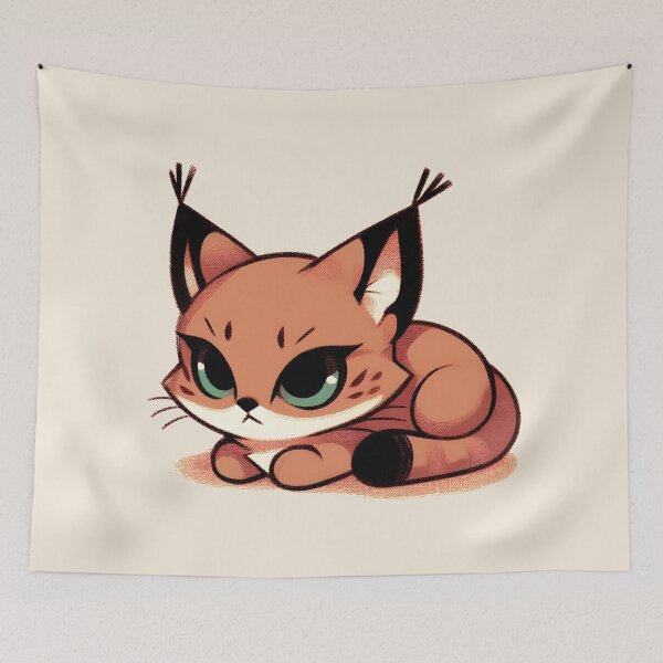 Item preview, Cute Caracal. designed and sold by Anna Halasek.