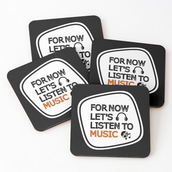Item preview, For Now Let's Listen To Music designed and sold by TheFineShirt.