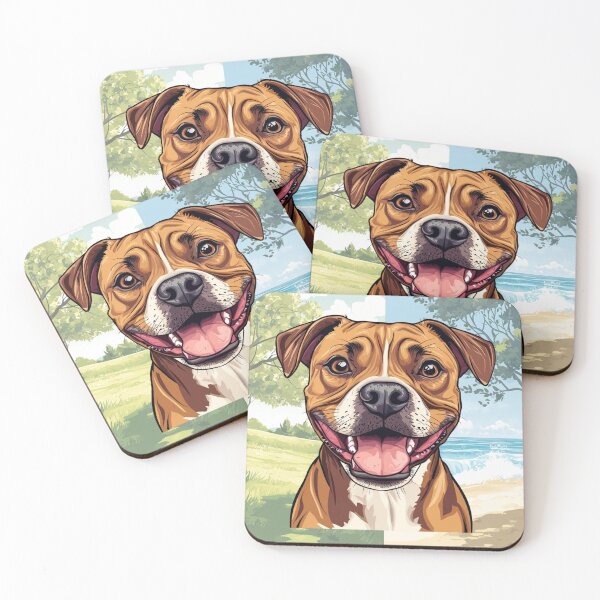 Item preview, Cute and Happy Dog Faces 14 of 20 designed and sold by Jenson Major.