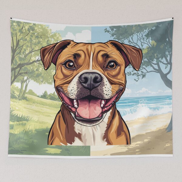 Item preview, Cute and Happy Dog Faces 14 of 20 designed and sold by Jenson Major.