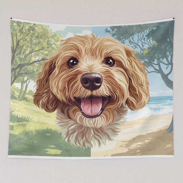 Item preview, Cute and Happy Dog Faces 15 of 20 designed and sold by Jenson Major.