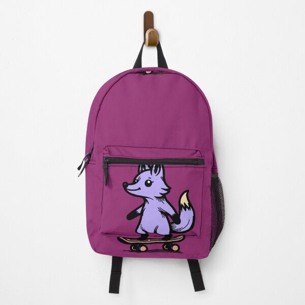 Item preview, Animal on Skateboard - Urban Design with Dark Purple Background designed and sold by AstronautMerch.