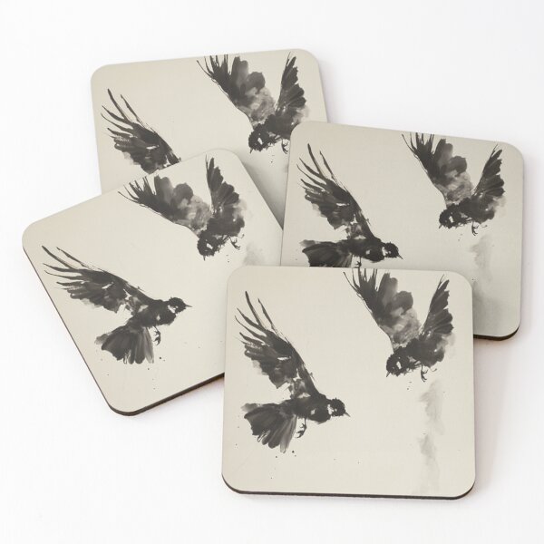 Item preview, Two flying birds in Indian ink. designed and sold by Foutox.