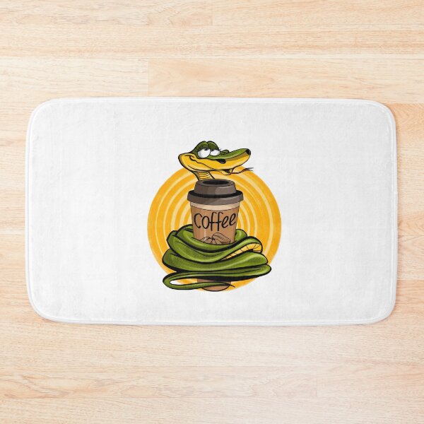 Item preview, Snake with coffee designed and sold by Maryart8.