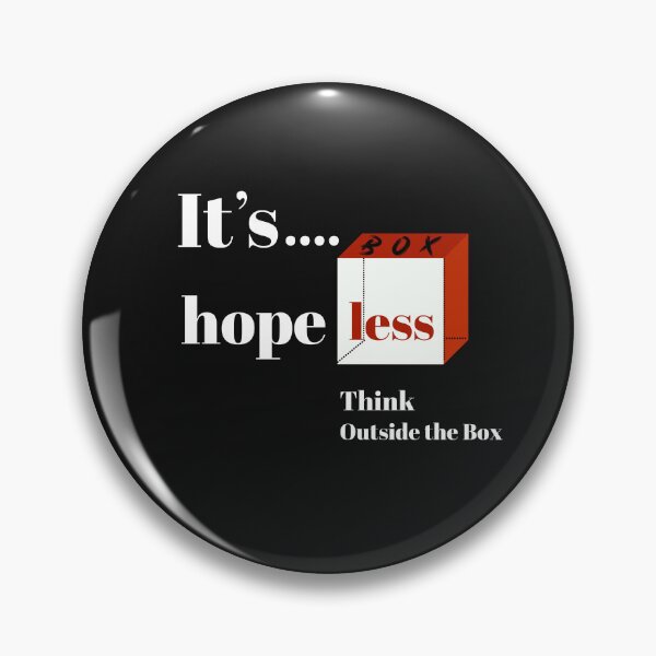 Item preview, Think Outside the Box Positive Thinking Proactive Attitude designed and sold by Glmart.