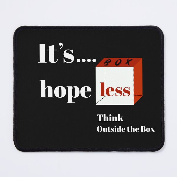 Item preview, Think Outside the Box Positive Thinking Proactive Attitude designed and sold by Glmart.