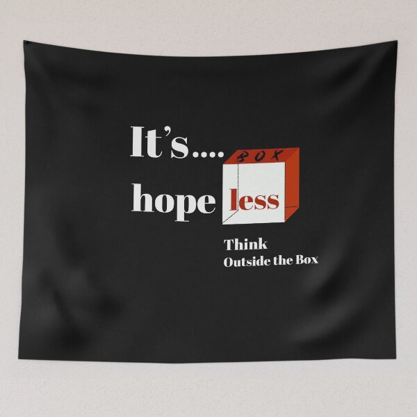 Item preview, Think Outside the Box Positive Thinking Proactive Attitude designed and sold by Glmart.