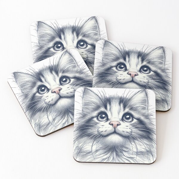Item preview, Sweet kitty cat adorable draw designed and sold by flisq.