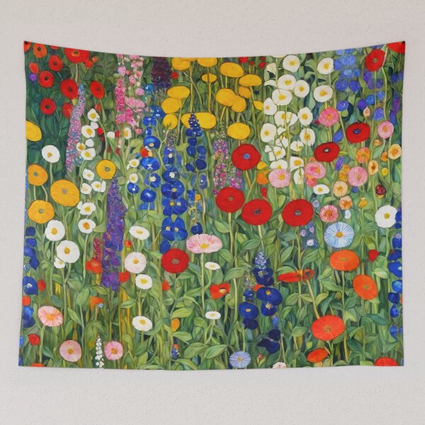 Item preview, Klimt Bauerngarten Flower Garden designed and sold by maniacfitness.